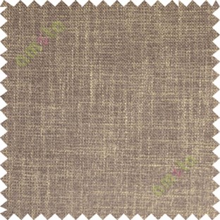 Brown jute finish poly sofa upholstery fabric